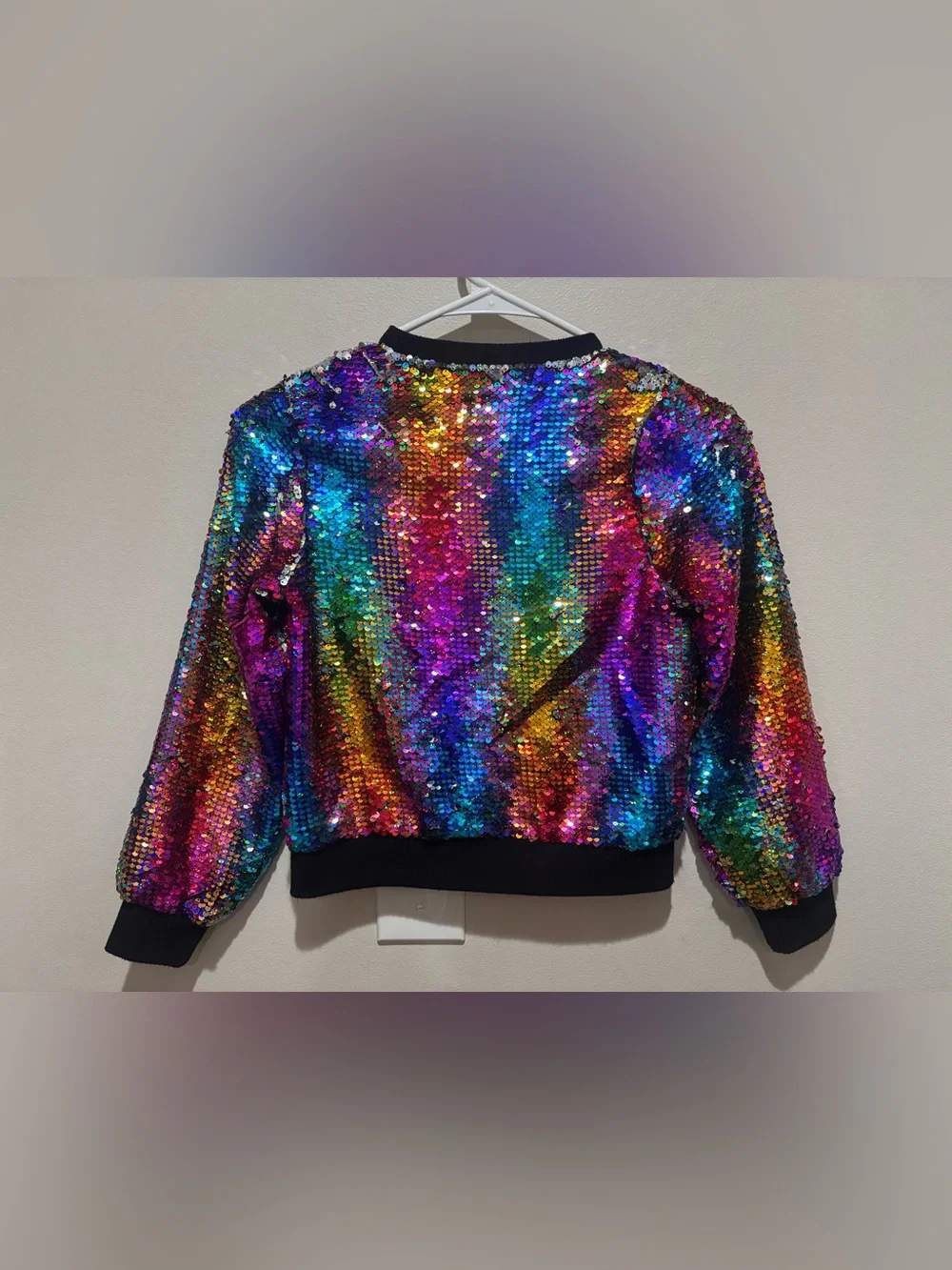 JoJo Siwa JoJo’s Closet Rainbow Sequins Jacket Sparkly Halloween Costume Sparkle